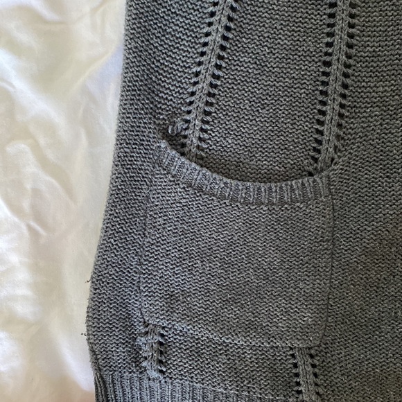 Oversized sweater with collar - Picture 3 of 4